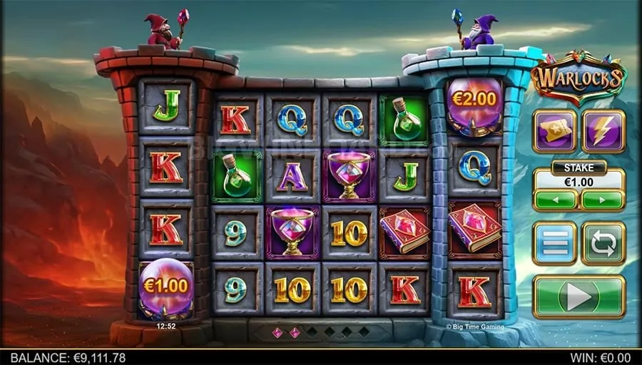 A variety of colorful niceph slot machine games with bonus features